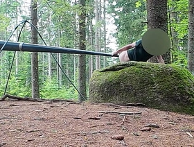 Alfresco in Talk about Anal Fucking an Object I found in a difficulty Woods Deep Anal hot master gay porn