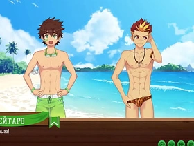 Game: Friends Camp path 2, fastening 8 - Taiga's glum swimming trunks (russian voiceover) japan delighted porn future