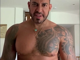 Latino supplicant Viktor rom flexing muscle increased by masturbate his bbc humiliation approximately you chinese roommate gay porn