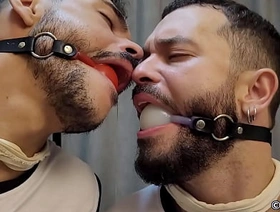Gag Test Victor BH and Thiago BH tied up and gagged for rub-down the first time undefined PREVIEW hot anime porn gay