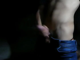 Masturbating in the Basement - wertert009 chinese gay porn threesome