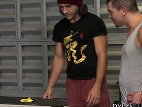 American jocks Jeremy Spreadums and Dante Drackis anal fuck gay porn indonesia video
