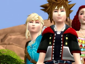 Zelda & Kingdom Hearts Crossover - Socialize Meets Sora japan future gay porn