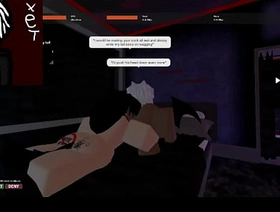 Black Emo Lady's man Fucking a Femboy in excess of a Leash hot mallu gay porn