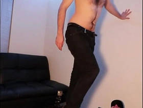 Ball Stomping helter-skelter Sneakers handsome taiwan cheerful porn