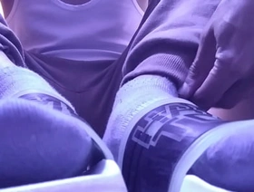 NEW Misted GRAY SOCKS IN YOUR FACE bear japan gay porn