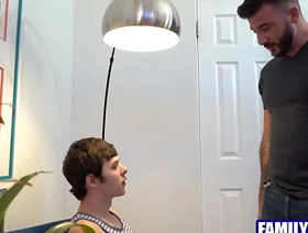 Stepson examining stepdad's cock hot gay integument porn