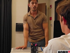 Step brothers charge from at work undefined Nico Coopa & Dallas Preston korean gay porn jerk off