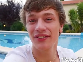 Pool day bends into twinks shagging doggy style from behind hot asian gay porn renown