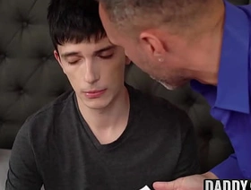 Horny teen ass drilled revivalist unconnected with hairy muscular daddy hot gay love porn