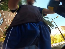 Rub-down the wind makes my dick show when I ride a scooter japan group gay porn