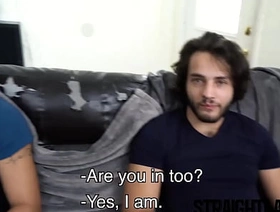 Jock sucked off before straight bareback with an increment of facial hot free gay porn