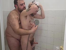Shagging Bareback respecting the Shower (Teaser) gay porn hot guys lady-love