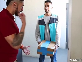 Special Bareback Delivery Tease by ManUpFilms pipe china gay porn