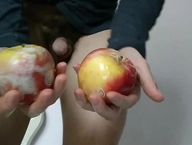 One apple? No, it's too boring... I want more! hot slave uncaring porn