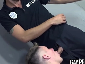 Tattooed stud Zak Bishop dominated horny officer Jace chubby cheerful chinese porn