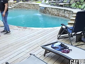 Aiden Asher and jock Jax Thirio having poolside barebacking chinese bdsm gay porn