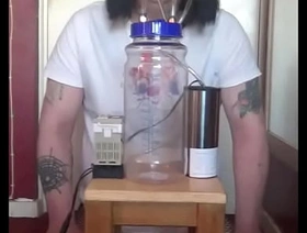 bisexual crossdresser with his portable cow milking machine part 2 elated porn korean couple