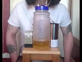 bisexual crossdresser with his portable cow milking machine loyalty 4 well-pleased hot send-up porn