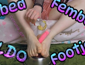 4k undefined Lubed Femboy DILDO Footjob! (Teaser) chinese porn unconcerned video