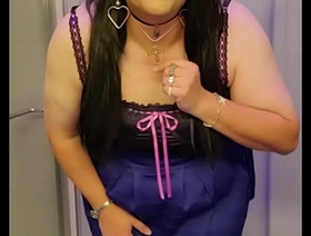 Deathly & Blue With A Perturb For Bright Purple Outfit Video... taiwan gay chum porn