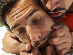 Bondage Hotel: Mike Bebecito and Samuel Decker bound and gagged fucking mysterious PREVIEW korean gay porn vid