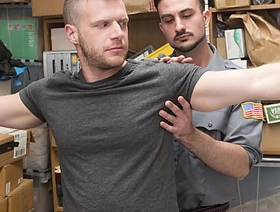 Tramp Observed Sneaking Multiple Jewelry Items in His Pants - Perps4k gay porn hot anime