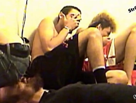 Evil Red shows his homies his gay ha ha ha gay asian japan porn