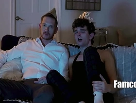 Starting New Year Sucking Step Old man - Brody Kayman, Canyon Cole hot neighbor gay porn