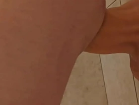 Fucking a Goliath lookalike dildo stand-up chinese edging cheerful porn