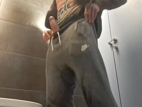 Sexy plus Risky objurgate in a public bathroom chinese live porn gay