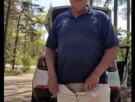 Chris horny had surrounding capture and strip in parkinglot hot cruising joyful porn